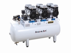 90L тихий воздушный компрессор нефтяной 2500W зубной воздушный компрессор