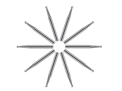 Хирургическое полирование бур вольфрамовой стальной карбиды бур стоматологические