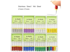 Производственная цена Эндодонтическая H-файл Нержавеющая сталь Стоматологические Эндо-файлы Многоразмерные Стоматологические H-файлы