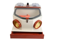 Узнайте, почему стоит выбрать большую пескоструйную установку для стоматологии с двумя ручками и ящиком, мощное оборудование для зуботехнической лаборатории