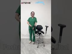 AZ-ST08 Руководство по эксплуатации эргономичного разделенного табурета-седла | Регулируемое медицинское кресло для стоматологии и ветеринарии