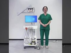 Универсальная стоматологическая установка с внутриротовой HD-камерой, светодиодной лампой-бабочкой, встроенным стоматологическим креслом