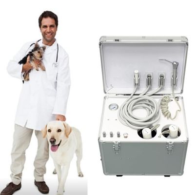 Mobile Cart Dental Treatment Unit Portable Pet Dental Turbine Unit Customizable Dental Unit Portable with Saliva Ejector