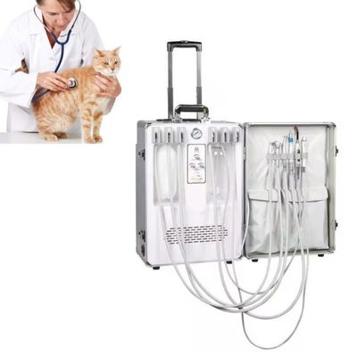 Pet Dental Treatment Unit Portable Portable Veterinary Mobile Dental Unit with air Compressor