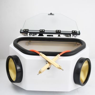 Хорошая цена. Двойной резервуар стоматологической лаборатории пескоструйные фарфоровые короны полировка зубной сопла пескоструйная онлайн