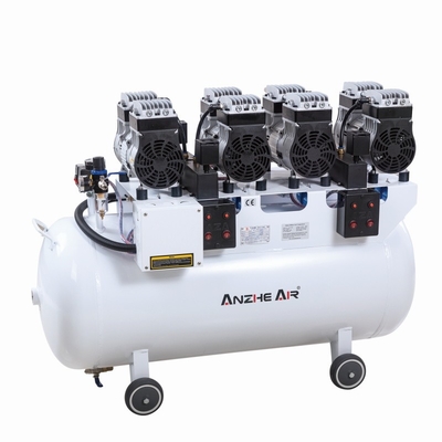 Компрессор с зубным воздушным насосом 128L 3400W Тихий зубной компрессор