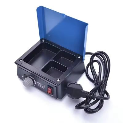 Хорошая цена. 3 слота Восковая нагревательная кастрюля Стоматологическая лаборатория Восковая кастрюля 13,5x12,8x5,3 см онлайн