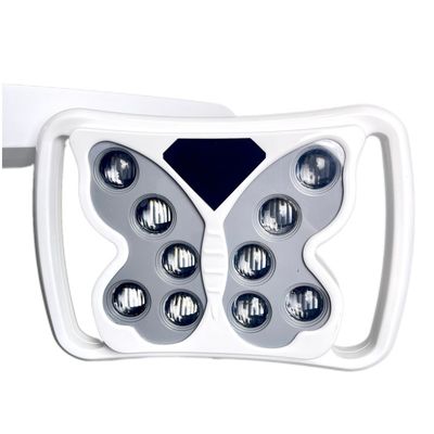 Хорошая цена. Хирургическая лампа без теней для стоматологического стула Функция отбеливания зубов 10 лампочек стоматологический блок светодиодная лампа онлайн