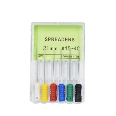 Хорошая цена. Эндодонтические зубные конические пальцевые распределители 21/25 мм из нержавеющей стали Ручное использование Эндокорневой канал файл зубные распределители онлайн