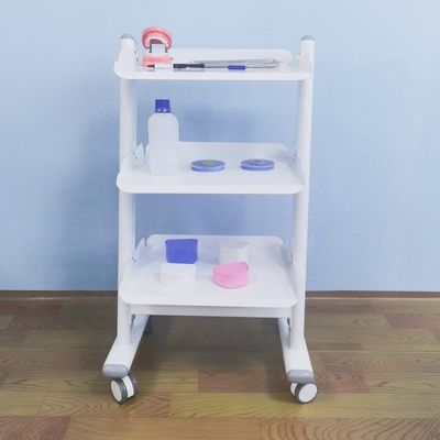 Хорошая цена. 3 слоя Экономичный и удобный салон Троллейбус для салонов красоты Нержавеющая сталь Мобильная корзина инструментов онлайн