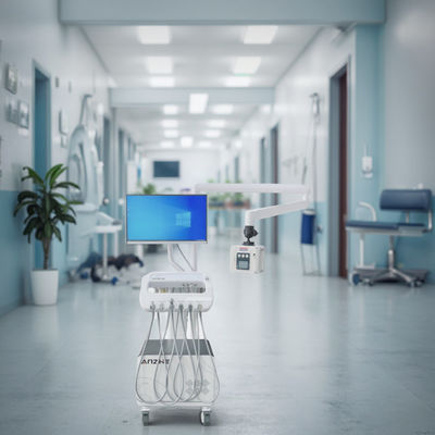 Хорошая цена. Горячая продажа стоматологической лечебной машины с компрессором, оборудование для стоматологической клиники, передвижная стоматологическая тележка онлайн