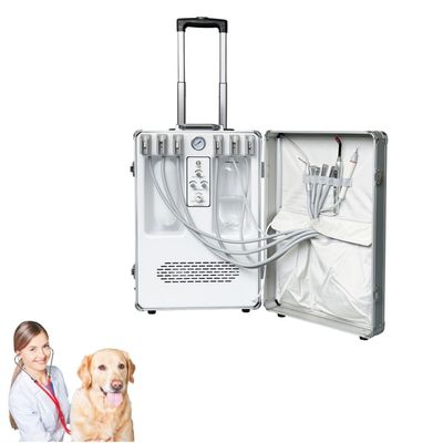 Хорошая цена. Ветеринарное стоматологическое оборудование для домашних животных Уход за зубами Чемодан Уход за зубами животных Ветеринарное мобильное стоматологическое отделение онлайн