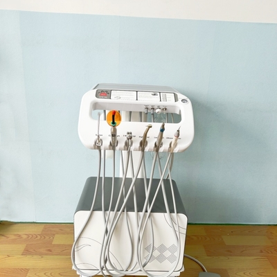 Фабрика Фошань 550 Вт Портативный зубной аппарат Лучший продавец Мобильная стоматологическая машина Электрическая мобильная стоматологическая тележка