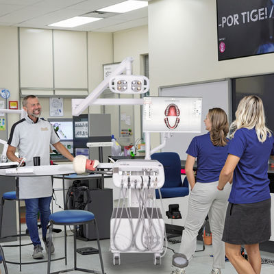 Система устного моделирования для продвинутой стоматологической симуляционной подготовки в колледже с компрессором и хирургическим светильником