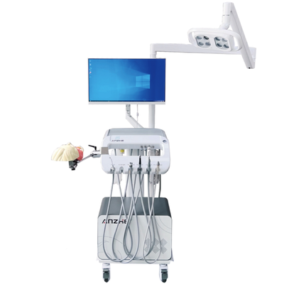 Professional Dental Simulation Phantom Head with Portable Trolley Full Set for University Orthodontic Training and Clinical Practice