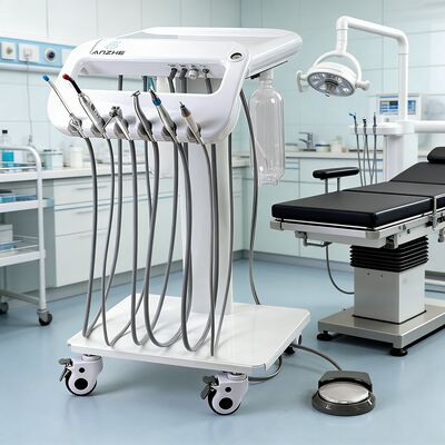 Хорошая цена. Мобильный ветеринарный стоматологический аппарат прямо с завода со встроенным скейлером и полимеризационной лампой | Комплексное ветеринарное стоматологическое оборудование нового дизайна, портативная ветеринарная стоматологическая терапевтическая машина с воздушной системой, отсосом и F онлайн