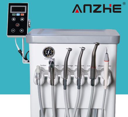Хорошая цена. Портативный стоматологический аппарат с электромотором AP202 Мобильная стоматологическая тележка с угловым наконечником 16:1 1:5 20:1 Ультразвуковой скалер Woodpecker Светодиодная полимеризационная лампа онлайн