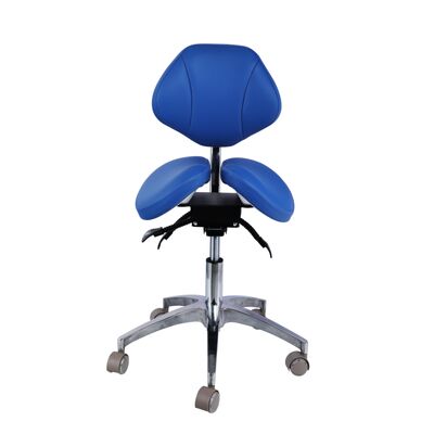 Luxury Ergonomic Dental Stool with Adjustable Height and 360-Degree Rotation for Clinics and Hospitals