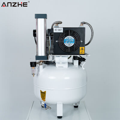 32L Silent Medical Grade Oil-Free Dental Air Compressor with Air Dryer for Clinics