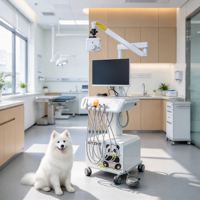 High Resolution Veterinary Dental X Ray Sensor IP67 Waterproof Pet Intraoral X Ray Detector Plug and Play for Animal Hospital